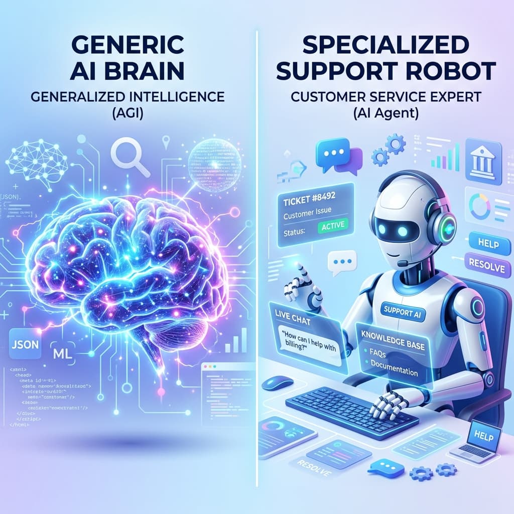 ChatGPT vs Trained AI Agent for Customer Support